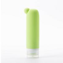 Visible Design Silicone Refillable Bottles Squeeze Shampoo Sub-Bottling Lotion Container  Travel Green-90ML beige