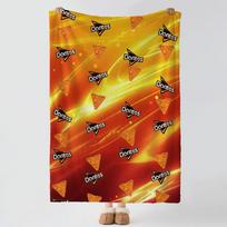 food D-Doritos-s Throw Thick Comfort Flannel Quilt, Multi-scene Use Indoor Outdoor Daily Nap Size: 75*100cm, Weight: 280 GSM