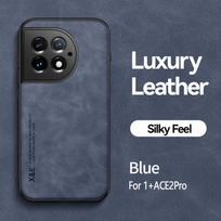 Prabangus odinis dėklas Oneplus 11 10T 9Pro, su metaliniu laikikliu, automobilio laikiklis Oneplus ACE Pro 11 9RT ACE 2 Pro dėklui For Oneplus ACE Pro gray