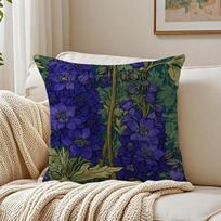 Classic Artist William Morris Pillow Case Organic Short Plush Cushion Covers Breathable Washable WrinkleResistant 60cmx60cm(24x24Inch) gray
