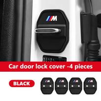 4 vnt. Automobilio silikoniniai durų užraktų apsaugos nuo susidūrimo lipdukai, skirti BMW M F10 F20 F30 F40 F15 F25 F26 F31 F49 E62 E83 E84 gray