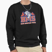Unisex Cotton Sweater Pullover Hoodie Printed Sweater Bms - Blue Mountain State Pullover Sweatshirt Casual Long Sleeve Sweatshirt 2XL (75-80kg) juoda