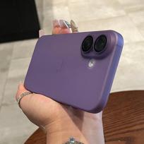 For iPhone 17 16 15 14 11 12 13 Pro Max Ultra Thin Case Slim Matte Frosted Cover for iPhone 16 Plus Camera Protector Phone Case For iPhone 16 violetinė