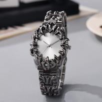 Y2K Gothic Claw Shaped Quartz Watch With Detachable And Replaced Dial, Fashionable Street Accessory gray