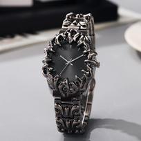 Y2K Gothic Claw Shaped Quartz Watch With Detachable And Replaced Dial, Fashionable Street Accessory gray