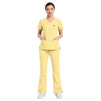Hot-Selling Cross-Border Beauty Salon & SPA Quality Workwear: Hand-Washable Gown for Dentists & Nurses XS beige