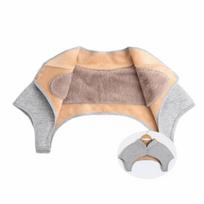 Patogus peties įvyniojimas apsauga apykaklė šildantis peties įtvaras lauko veiklai M 50--60kg-Grey with Collar