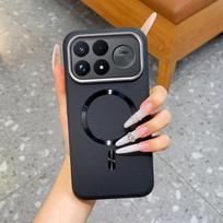 Dėl Xiaomi Poco F9 Ultra Poco F9 Pro dėklo prabangus matinis odinis magnetinis belaidžio įkrovimo smūgiams atsparus apsauginis dėklas Priedai Poco F9 Pro
