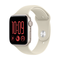 Apple Watch SE 3 2026 44mm Gold (Beige Rubber Strap S/M)