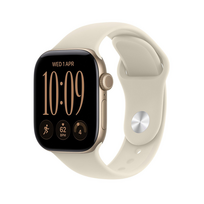 Apple Watch SE 3 2026 40mm Gold (Beige Rubber Strap M/L)