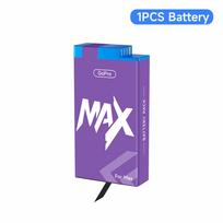 1860mAh Gopro Max baterija su dviejų lizdų LED įkrovikliu Ličio baterija Gopro Max 360 veiksmo kamerai Baterijos Priedai 2PCS and US charger