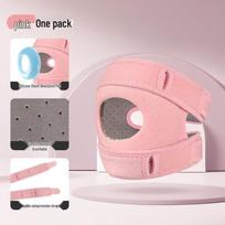Professional Sports Knee Pads & Patellar Strap for Men and Women - Ideal for Badminton, Running, Dance, and Knee Protection. One Size Single with Domestic Certificate gray