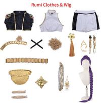 Rumi Zoey Mira Juodi Kostiumai Cosplay Kostiumas Perukas Demonų Medžiotojas Vaidmenų Žaidimas Kpop Idol Scenos Pasirodymas Helovino Karnavalo Apranga XS white