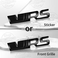 1 vnt. Metalinės automobilio lipdukai VRS logotipas Octavia 2 3 Kamiq Kodiaq Karoq RS Superb Fabia Rapid Favorit VRS emblema ženkliukas priedai Grille