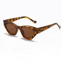 1/2pcs Sets Outdoor Cat eye Sunglasses Women New Fashion Square Sun Glasses Female Brand Designer Retro Shades Eyewear UV400 brown