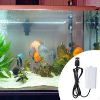 Aquarium Air Pump Accessories Compact Durability Powerful Silent Lightweight Professional Fish Tank Standard Pump gray
