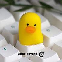 Four-Color Duck Series: Cute Stress-Relief Keycaps yellow