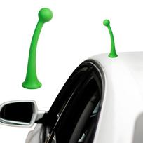 Automobilio stogo ornamentas Mielas pupelių daigelis Velnio ragas mažas čiuptuvas 3D stereofoninis automobilio lipdukas Automobilio buferio gaubto motociklo šalmo puošmena black