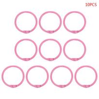 10Pcs Metal Loose Leaf Binder Ring Book Hoops Diy Albums School Office Supplies Drop Shipping High Quality Material rožinė