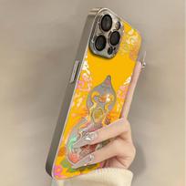 Lucky luck gourd is suitable for iPhone16promax Apple's new mobile phone case, all-inclusive and anti-drop. Apple 7/apple 8 yellow