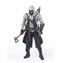 Modelis Ezio Altair Serija 4 Connor Haytham Edward Kenway Mohawk Veiksmo figūrėlė Kolekcionuojamas žaislas 15cm 6" gray