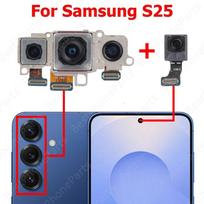 Rear Front Camera For Samsung S25 Backside Facing Frontal Selfie Back Camera Module Mobile Phone Replacement Parts S25 Back Front