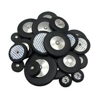 25pcs Alto /Tenor /Soprano   Saxophone  Leather Pads   White  /Black/Orange Soprano black gray
