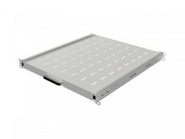 Sliding shelf for 19 inches rack cabinets 500mm grey
