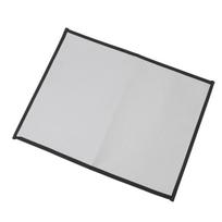 Fireproof Grill Pad Fiberglass Cloth Heat Resistant Foldable Square Fire Pit Mat for Patios Yards Gray S 46x35cm/18.11x13.78in white