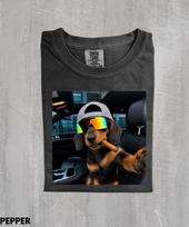 Funny Dachshund Smoking Cigar Shirt,Funny Dachshund Lover Tee,Dog Meme Graphic Tee,Novelty Dog Shirt,Funny Puppy Lover Graphic Tee M black