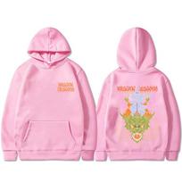 Imagine Dragons Band Loom World Tour Hoodie Men Women Rock Gothic Oversized Streetwear Hoodies 3XL pink