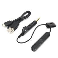 Bluetooth laidas QC15 ausinėms Ausinės Bluetooth garso adapteris Imtuvas Jungiamasis laidas juoda