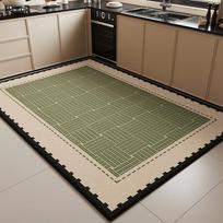 Virtuvės kilimas neslystantis dėmėms atsparus grindų kilimėlis didelio dydžio kilimai kilpinio rašto TPR kilimas minimalistinio stiliaus namų dekoro kilimai 1pc(50x80cm 50x120cm gray