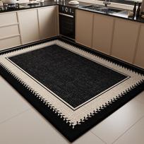 Virtuvės kilimas neslystantis dėmėms atsparus grindų kilimėlis didelio dydžio kilimai kilpinio rašto TPR kilimas minimalistinio stiliaus namų dekoro kilimai 1pc 50x80cm brown