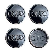 4 vnt. rinkinys 4B0601170 Ratlankio centrinis dangtelis Stebulės dangteliai 60mm 61mm 68mm 69mm Automobilio stilius Audi A3 A4 A5 A6 A7 A8 S4 S6 TT Priedai black