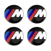 4Pc 68mm 56mm Wheel Center Caps Emblem Badge 50th Anniversary For BMW E39 E46 E90 E60 E87 E53 F10 F20 F30 M X3 X5 X6 Accessories 4pcs 68mm