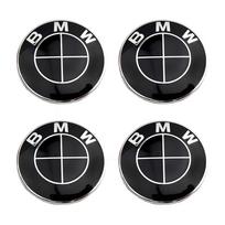 4Pc 68mm 56mm Wheel Center Caps Emblem Badge 50th Anniversary For BMW E39 E46 E90 E60 E87 E53 F10 F20 F30 M X3 X5 X6 Accessories 4pcs 68mm