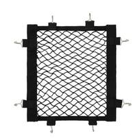 Bike Basket Cover Rear Basket Cargo Net with Stretch Webbing and Trimmed Border, for Everyday Carry and Local Travel gray