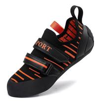 Youth Rock Climbing Training Shoes for Indoor Gym Wall Practice Bouldering Classes Outdoor Climbing Sports Footwear Sizes 30-45 45 black