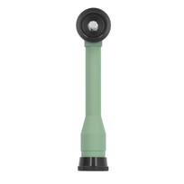 Diagonal Eyepiece Screw Type Optical Glass Clear Imaging 90 Degree Elbow Eyepiece for LEICA Total Station gray