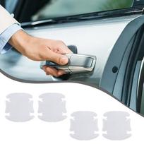 Transparent Door Handle Film Waterproof 4pcs Anti-Scratch gray