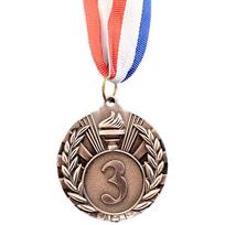 5 cm aukso/sidabro/bronzos medaliai su kaklo juostele, sportiniai apdovanojimai, metaliniai nugalėtojų medaliai talentų šou, vakarėliui, lenktynėms varis