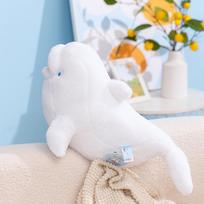 Sea Animal Party Plush Toys Cozy Fluffy Shark Dolphin Seal Orca Beluga Whale Doll Warm Cuddly Throw Pillow Kids Companion 60cm