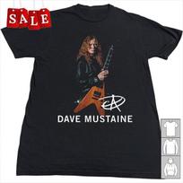New Megadeth Dave Mustaine signature Gift For Fans Unisex All Size T-Shirt UK130 M brown