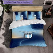 Lazio FC Themed Bedding 3Pcs Duvet Cover Set Decorative Bed Linen For Teen Room Home Decoration 140cm*200cm