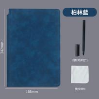 A5 Reusable Whiteboard Notebook Leather Erasable Memo Notepad Portable Desktop Writing Pad Desk Planner 1 set(3pcs) gray