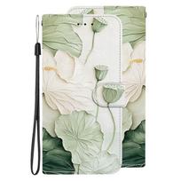 Capa A25 dėklas Samsung Galaxy A25 SM-A256E, animacinis odinis dėklas Samsung Galaxy A25 A 25, telefono dėklas piniginė, knygos tipo dangtelis Galaxy A25 white