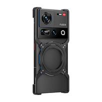 For ZTE Nubia Z70S Ultra Z60 Ultra Magnetic Metal Armor Removable Rimless Case leading Lens Protective Bumper Cover Case Z70 Ultra