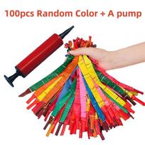 100Pcs Fun Rocket Screaming Balloons Kids Party Toys Giant Flying Whistle Balloons That Go Up To The Sky blue