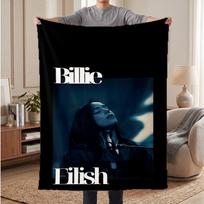 Billie eilish Soft Warm Flannel Blankets Comfortable Blanket for Home Decoration Gifting 80cmx120cm white